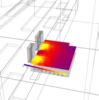 Row 2 - ground truth simulation